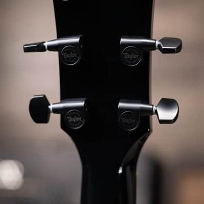 Taylor 214ce-BLK Plus Grand Auditorium Acoustic/Electric Guitar - Black with Aerocase image 6