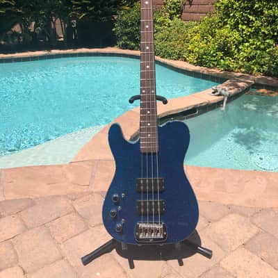 G&L Tom Hamilton 2015 Custom Blue Sparkle image 2