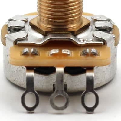 CTS 500k pot, 500k potentiometer guitar potentiometer for volume and tone, short Split Shaft Audio Taper Pots - Set of Four (4X) - 10% Tolerance - TAOT The Art Of Tone image 2