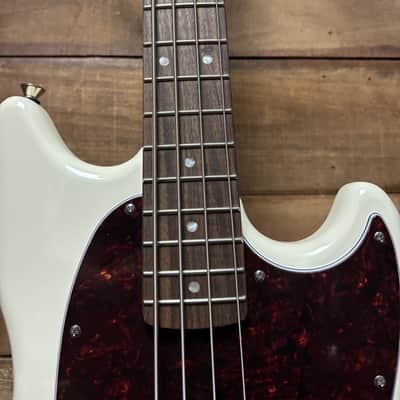 Squier Classic Vibe 60's Mustang Bass Olympic White image 7