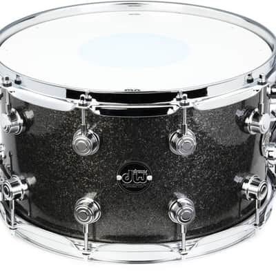 DW Performance Series Snare Drum - 8 inches x 14 inches  Pewter Sparkle image 2