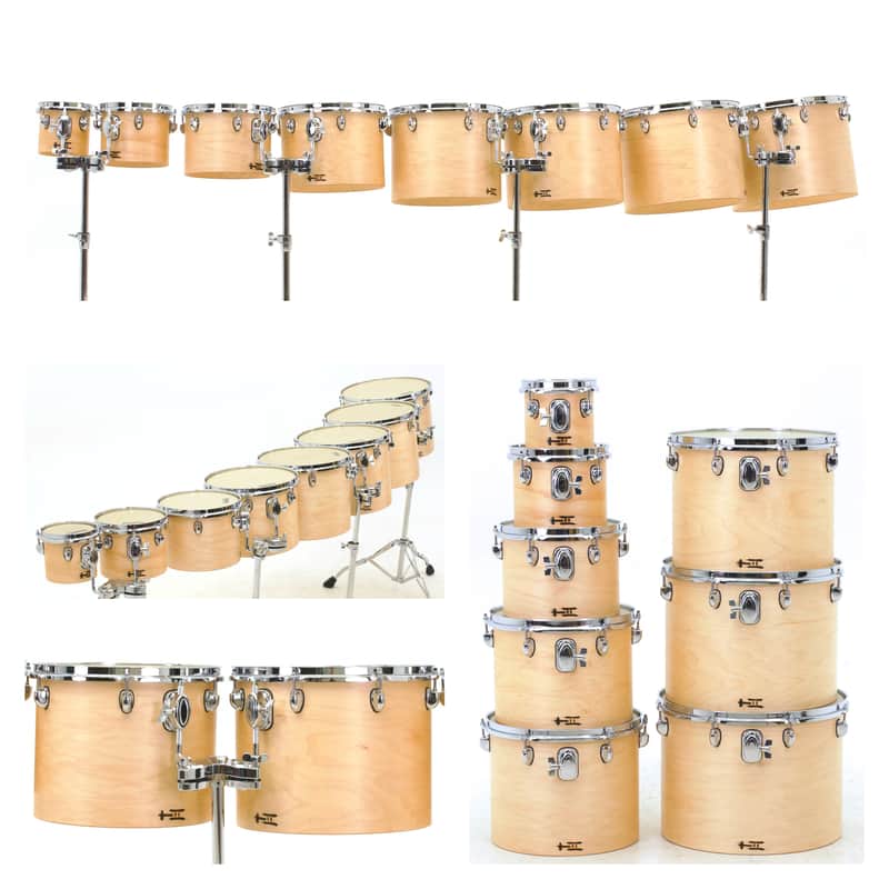 TreeHouse Custom Drums Academy Fast Concert Toms, 6-8-10-12-13-14-15-16 image 1