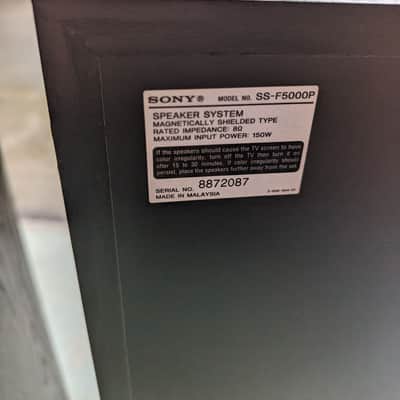 Sony Ss-f5000p speaker pair image 2