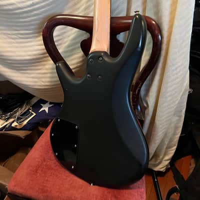 Ibanez  grr 190 bass guitar with dimarzio pickups black image 9