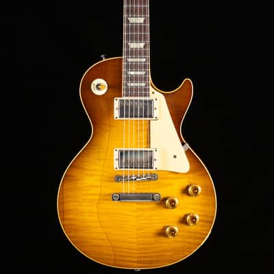 Gibson Custom Shop Willcutt Cavern Collection 1959 Les Paul Standard Murphy Lab Ultra Light Aged Green Lemon Fade Chambered (660) image 3