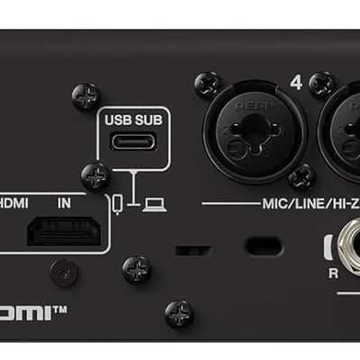 Yamaha URX44V 6x4 USB-C Audio/Video Interface (Black) image 2