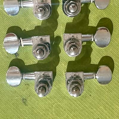 Seagull Guitar Tuners Set of 6 - Chrome - Heads, Machines, Tuner image 7