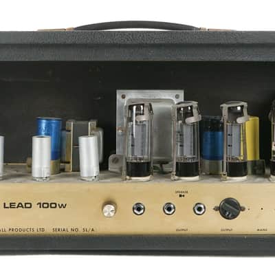 1972 Marshall Super Lead 100 Watt Head Master Volume Mod image 3