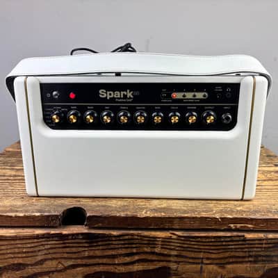 Positive Grid Spark 40-watt 2x4" Combo Amplifier - Pearl White image 2