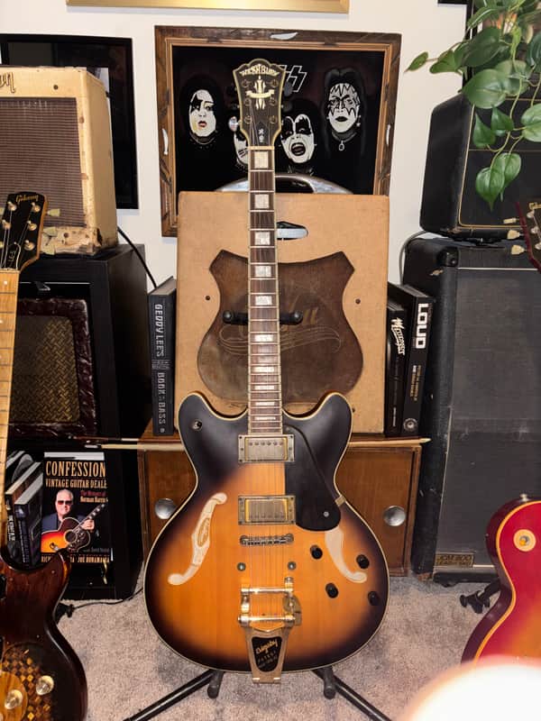 Washburn HB-36 w/Bigsby 2020’s - Weathered Tobacco image 1