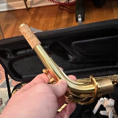 Apollo Alto Saxophone in gold lacquer with leather pads image 8