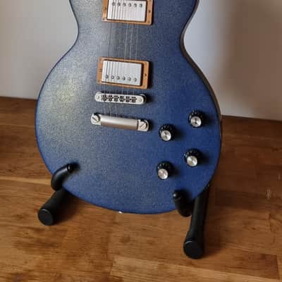 Gibson Les Paul Studio 100th Blue Sparkle custom paint image 2
