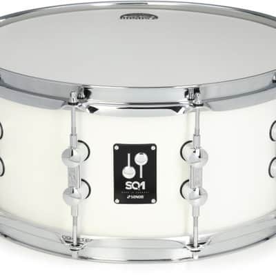 Sonor SQ1 Snare Drum - 6.5 x 14 inches Satin Pure White image 2