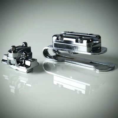 INDe BR2XL Suspension Bracket with RST Quick Release; Chrome 2-3.2" Hole to Hole spacing image 2
