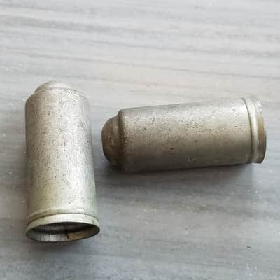 Unknown Pair (2) Tube Shields 6AU6 7-pin Snap-on S20-03 Vintage Vacuum 1950s-1960s image 1