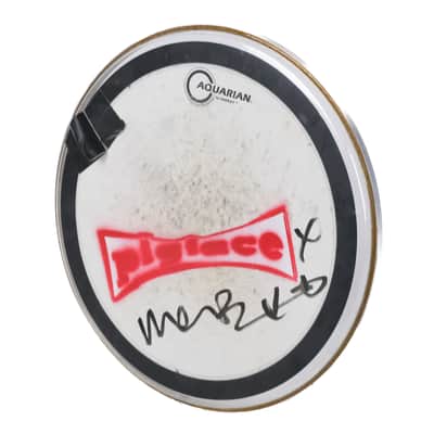 14" Pigface Drum Head Owned by Martin Atkins image 2