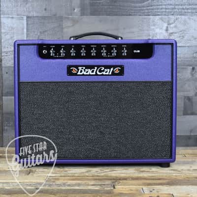 Bad Cat Cub 30w Combo Amplifier Custom Colorway Purple with black sparkle grille image 7