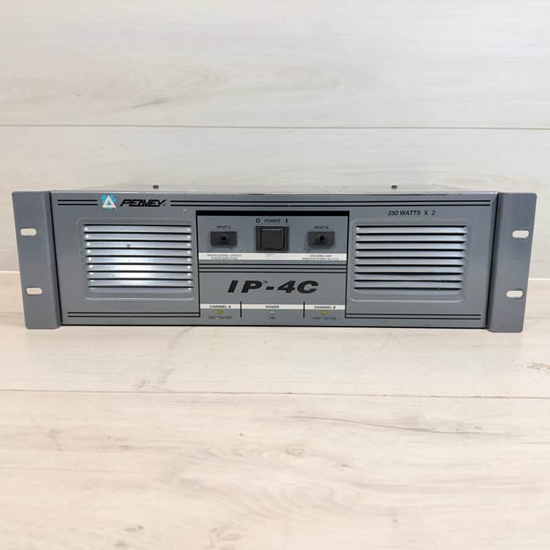 Peavey IP-4C Professional Stereo Power Amplifier 250W x2 Made in USA Late 1980s–Early 1990s image 1