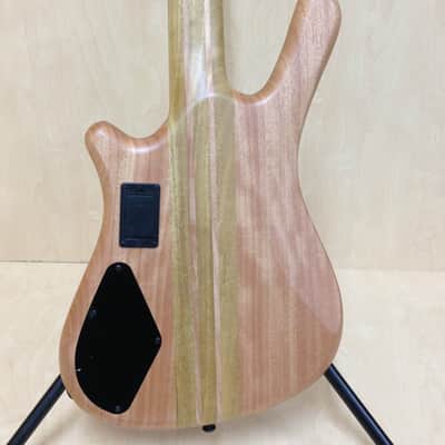 4/4 Haze Neck-thru 4-String Electric Bass Guitar Natural+Free Gig Bag. SPB-3213N image 10