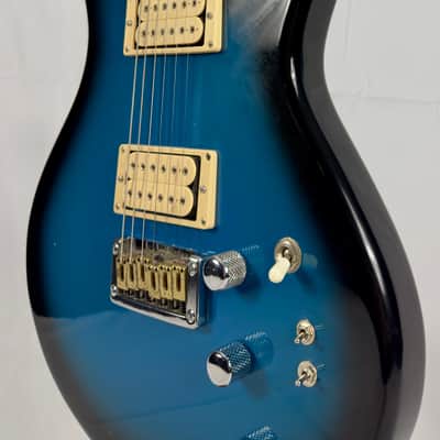 Martin Sigma Prototype Neck Through Electric Guitar MIJ Japan Early 1980s - Blue Burst image 7
