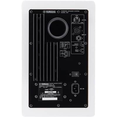 Yamaha HS7 6.5  2-Way Bass-Reflex Bi-Amplified Powered Studio Monitor, 43Hz - 30kHz, 95W Output Power, Single, White image 2