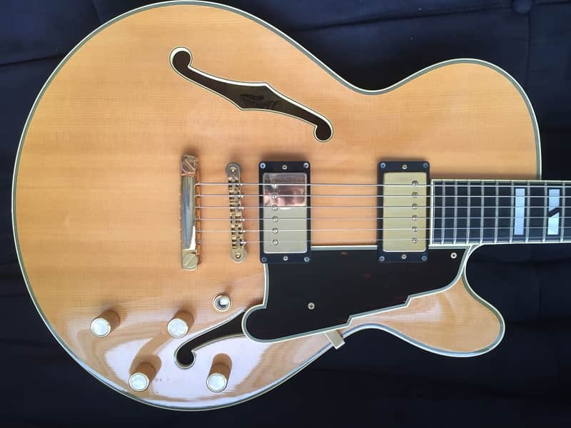 D'Angelico NYSS-3 Semihollow Archtop Jazz Guitar - Natural - WOW