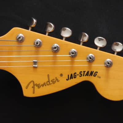 Immagine 1998 Fender Japan Jag-Stang JT-95EX Custom Color Gunmetal Green w/Dimarzio/Seymour Duncan - 4