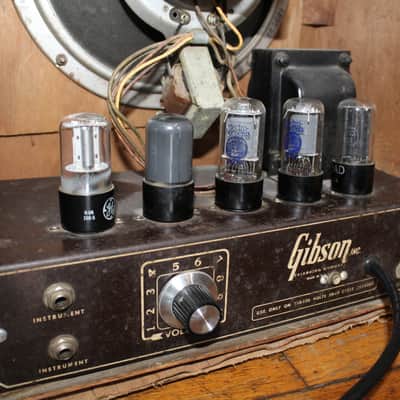 Gibson BR-6 2-Input 10-Watt 1x10" Guitar Combo 1946 - 1948 - "Style 1" Tall Cabinet image 10