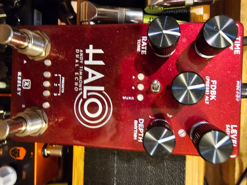 Keeley Halo Andy Timmons Signature Dual Echo 2022 - Present - Red image 1