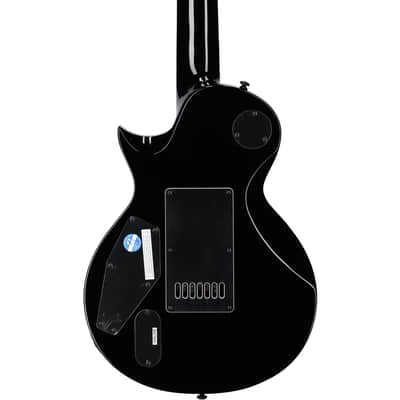 ESP LTD Deluxe EC-1007 Baritone Evertune Electric Guitar, Black image 8