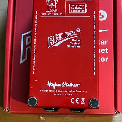 Hughes & Kettner Redbox 5 DI and Cabinet Emulator 2010s - Red image 6
