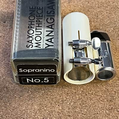 Yanagisawa No. 5 metal sopranino saxophone mouthpiece image 1