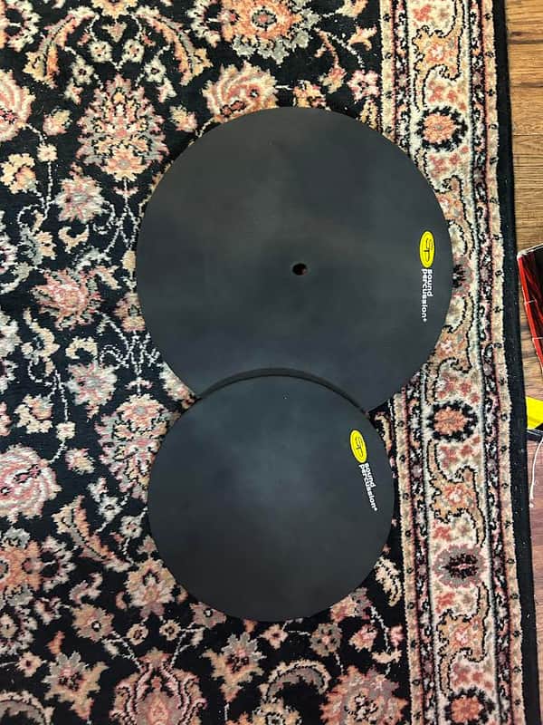 2 Pack Sound Percussion 10" Drum and 13" Hihat Mutes image 1