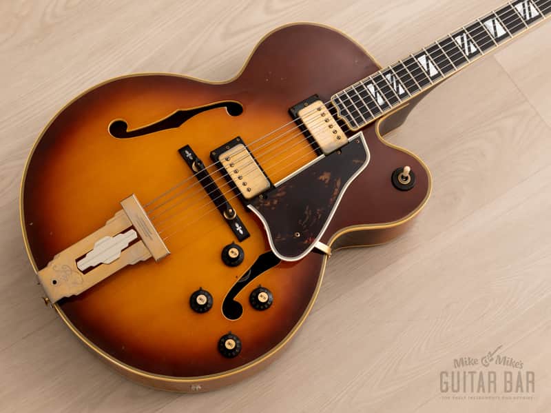1976 Aria Pro II L-1000 Vintage Archtop Guitar Sunburst L-5 CES w
