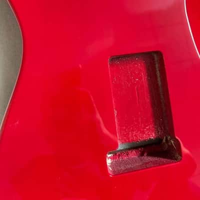 Cherry Burst Guitar Stratocaster Strat Style Body with Tiger Maple Top image 7