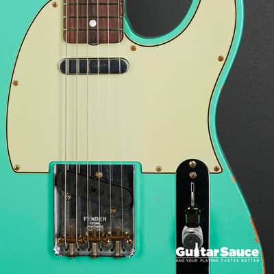 Fender Custom Shop 64 Telecaster Relic Aged 2024 - Sea foam Green (Cod.1840NG) image 4