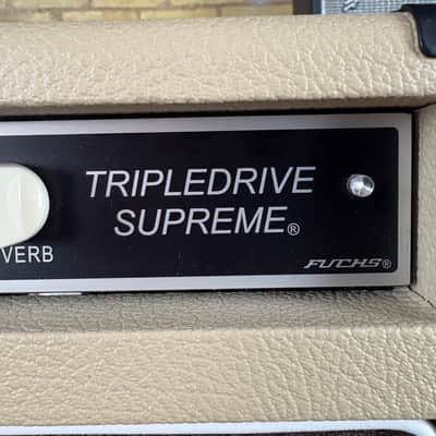 Fuchs Tripledrive Supreme Blonde Made In USA 50 Watt D Style ODS TDS Tube Amplifier Head W/ Original Footswitch! image 6