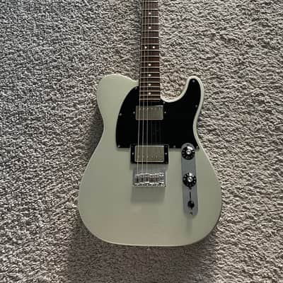 Fender Blacktop Telecaster 2010 MIM HH Inca Silver Rosewood Fretboard Guitar