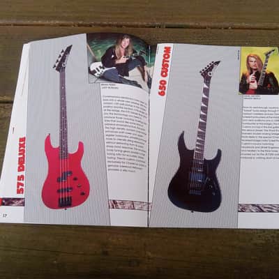 Vintage 1990 - 1991 Charvel, Charvette, Jackson Full Color Catalog! Rare, Original Case Candy, Paperwork! image 8