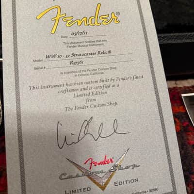 Fender Custom Shop Wildwood 10 '57 Reissue Stratocaster Relic Blonde image 20
