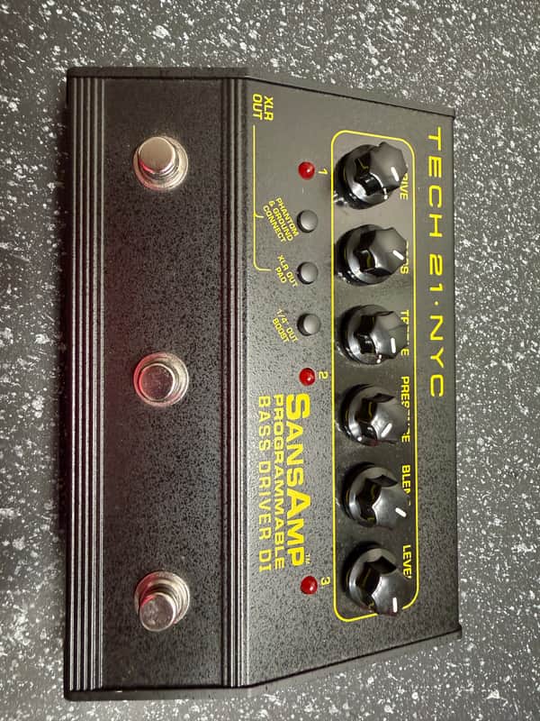 Tech 21 Sansamp Programmable Bass Driver
