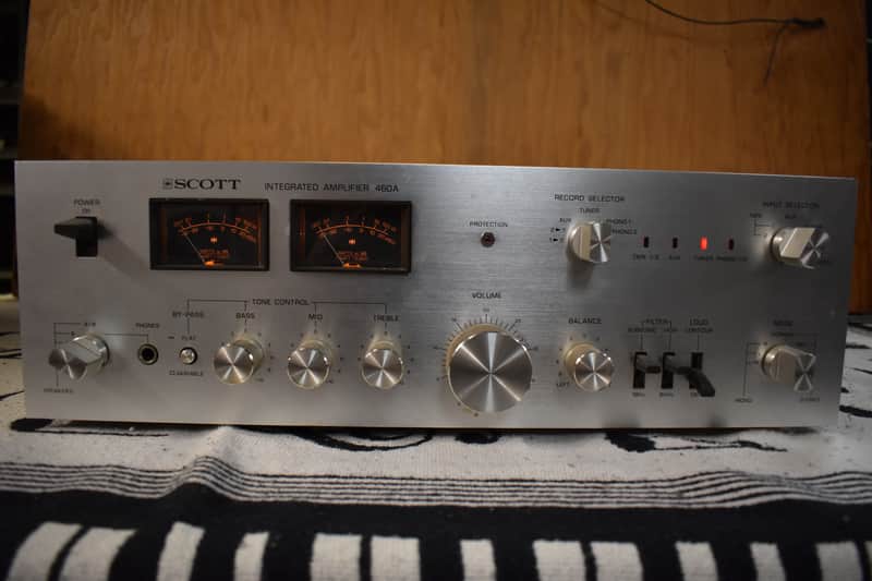 HH Scott 460A Integrated Stereo Amplifier - Silver image 1