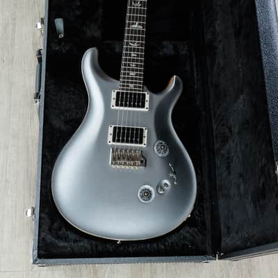 PRS Paul Reed Smith Custom 24-08 Electric Guitar Platinum Metallic Natural Back image 9