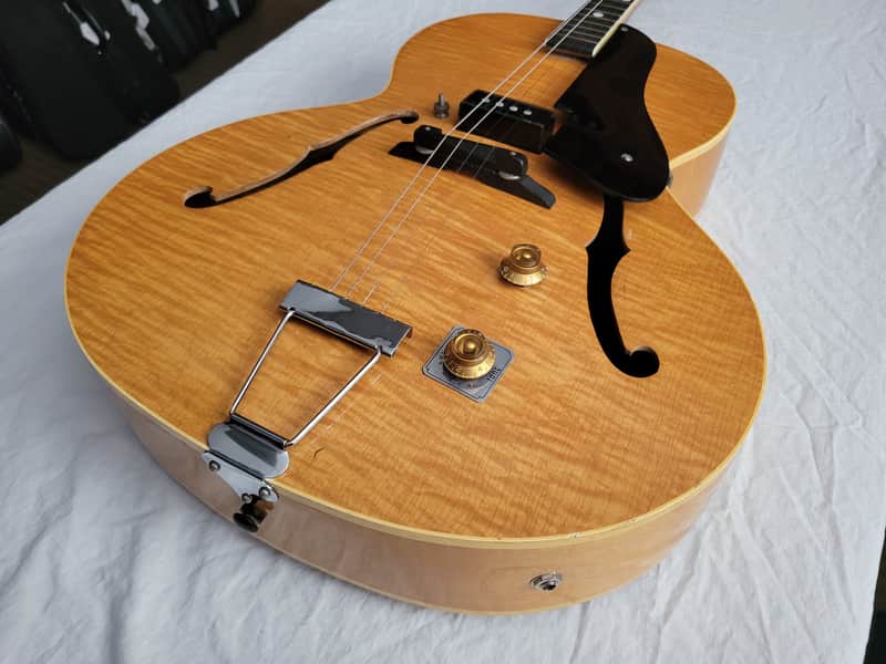 Vega Electrovox Blonde Archtop Tenor Guitar, Model TR1. circa 1930's - 1940's, serial #5208 image 1
