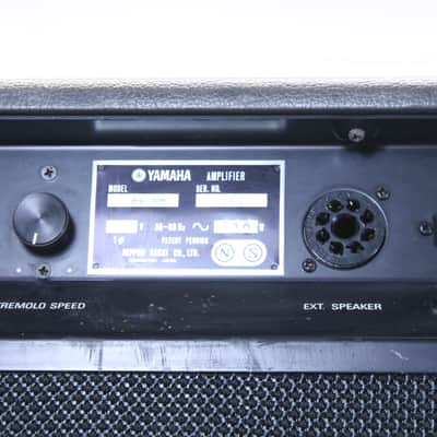 Yamaha RA-50 Solid state Amplifier with rotating speaker and Footswitch image 6