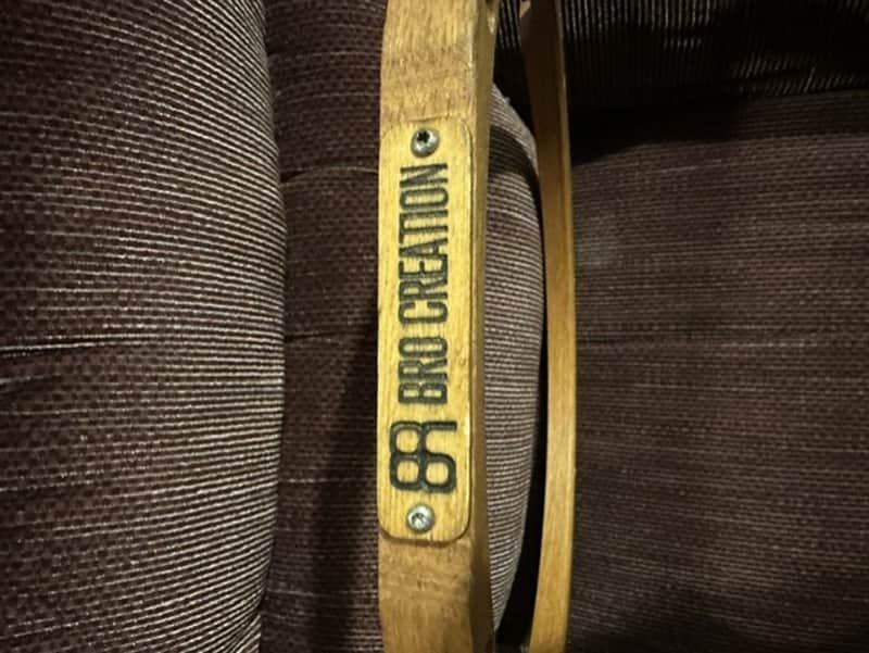 BRO Creation 14" WOOD OAK SNARE HOOPS PAIR - 8 HOLE image 1