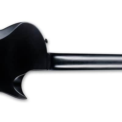 ESP LTD EC-201 LH Left-Handed Electric Guitar Black Satin Brand New image 2