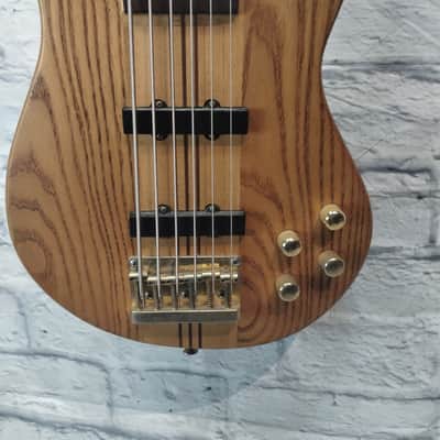 Custom Made Through Neck 6 String Bass Guitar image 6