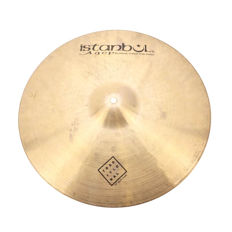 Istanbul 17 Inch Traditional Dark Crash Cymbal image 1