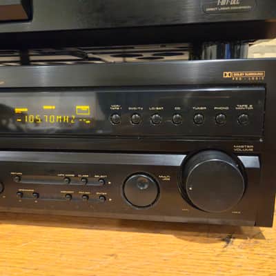 PIONEER  VSX-D466U receiver/PD-F507 25 cd changer  1997 w remote -refurbished image 5